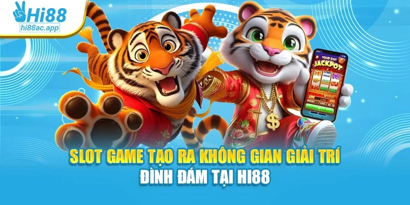 Slot game tạo ra không gian giải trí đình đám tại Hi88